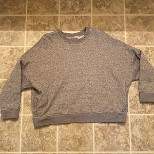 Cropped Madewell Grey Crewneck